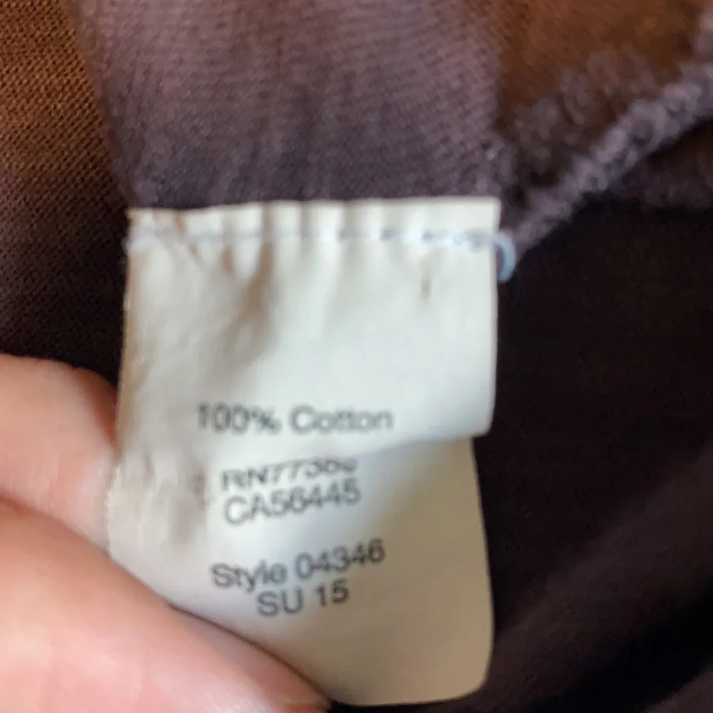 Madewell : Small Cotton Plum V Neck - Picture 5 of 7